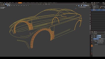 Blender 2.9 Car Modeling BMW M4 Tutorial Timelapse  (part 3)