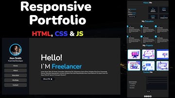 Пошаговое создание адаптивного портфолио на HTML, CSS и JavaScript и загрузка на GitHub Pages