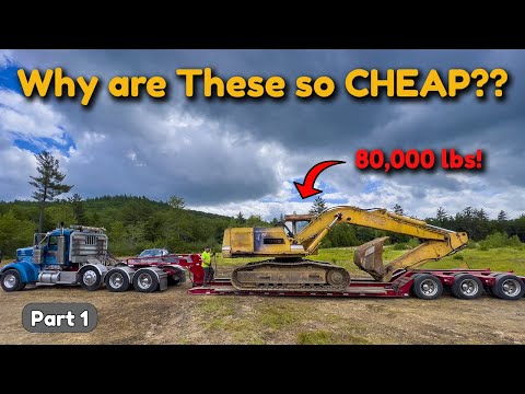 I Bought an 80,000 lb Excavator for ONLY $7,500! What Could Possibly go Wrong?