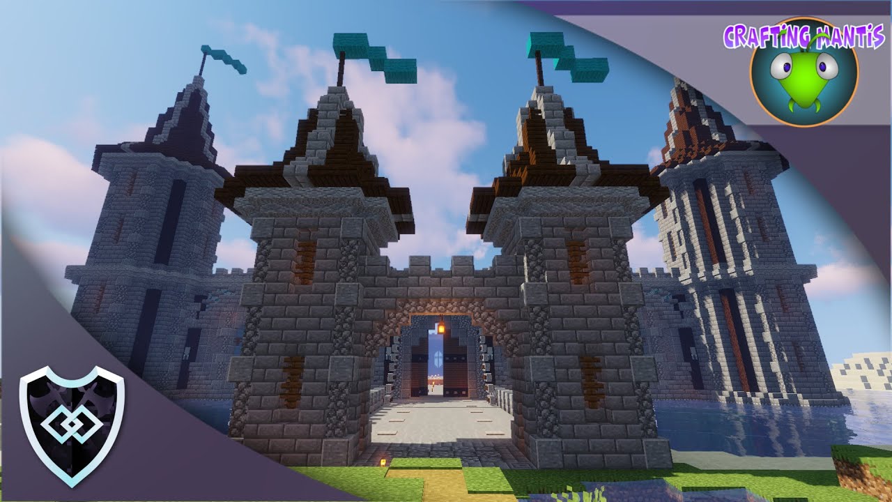 Castle Gatehouse ♥ Ep. 3 ♥ Obsidian Order SMP Minecraft Lets Play - YouTube