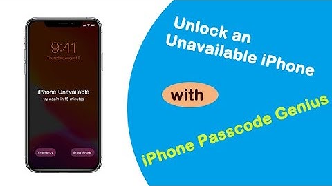 Unlock an Unavailable iPhone with iPhone Passcode Genius