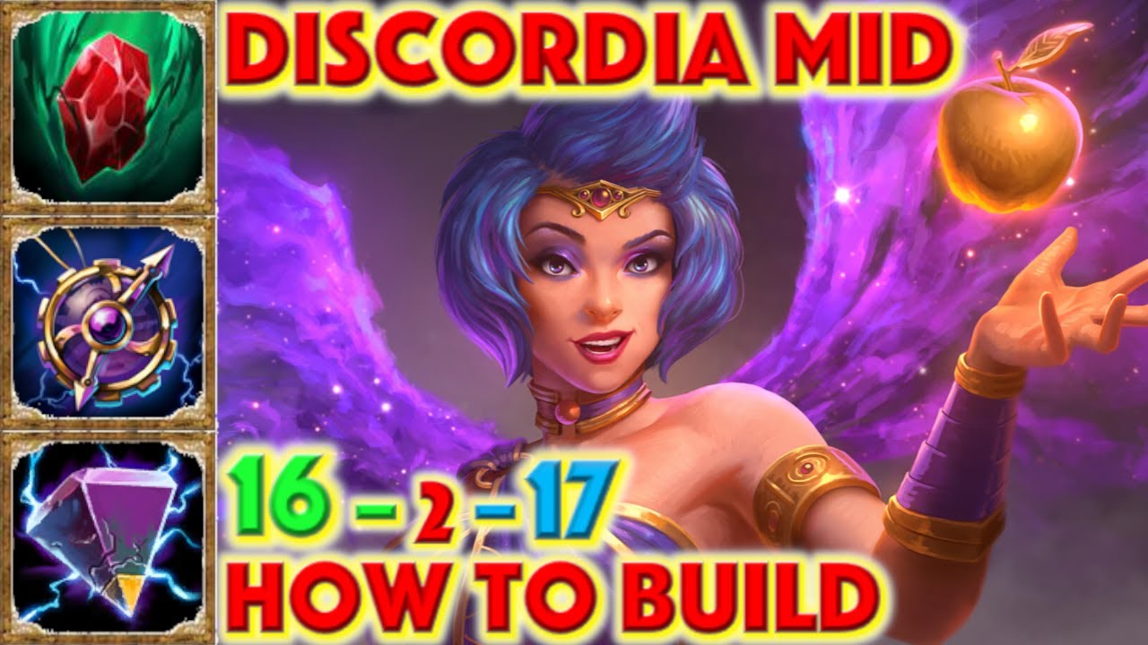 Smite How To Build Discordia Discordia Mid Build Guide How To Conquest Season 7 Middle Lane Youtube