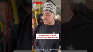 #shorts @elcantantedelghetto se subió a cantar en Transmilenio