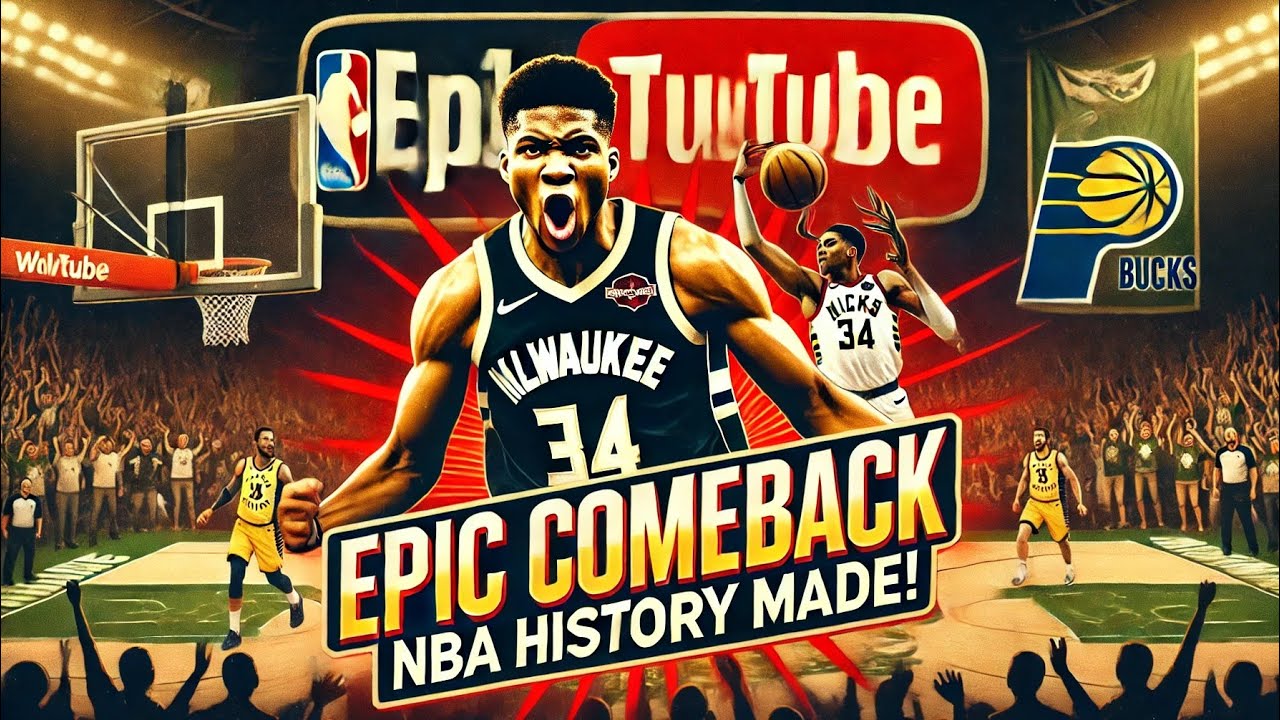 Giannis Makes NBA History! Bucks' Epic 19Point Comeback vs Pacers