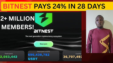 BITNEST: THIS HOT DEFI PLATFORM PAYS 24% IN 28 DAYS | OVER 2.5 YEARS OLD & 2+ MILLION MEMBERS!