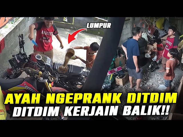 AYAH PRANK DITDIM!! DITDIM KASIH LUMPUR SEMUA MOTOR MOTOR AYAH.. DILUAR DUGAAN.. class=