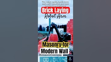Brick Laying Robot Arm Automated Masonry for Modern Wall Construction
