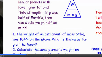 Chapter 8 - Forces and Falling Objects