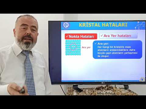 Malzeme Bilimi Ders 3 - Metallerde kristalleşme, Kristal hataları (Dislokasyon), Kayma gerilmesi