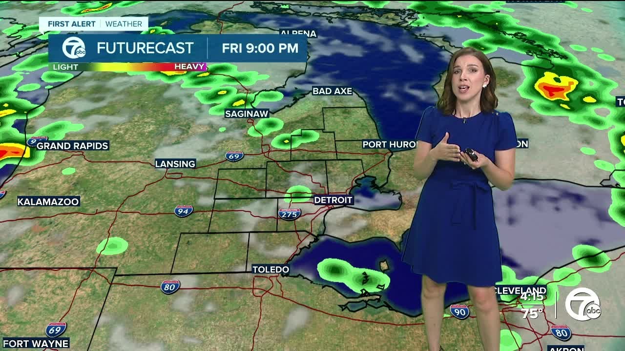 Showers and storms this weekend - YouTube