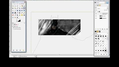 Batman Signature Tutorial in GIMP