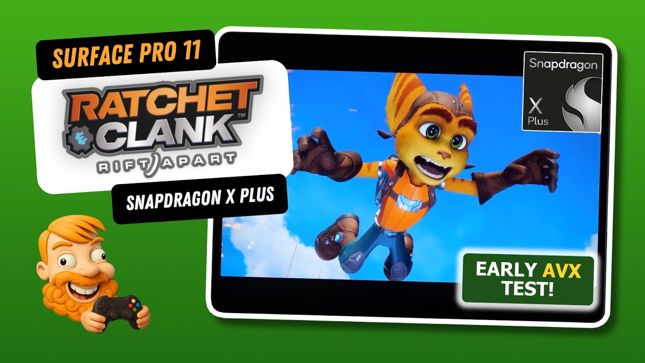 Ratchet & Clank: Rift Apart — Surface Pro 11 (Snapdragon X Plus