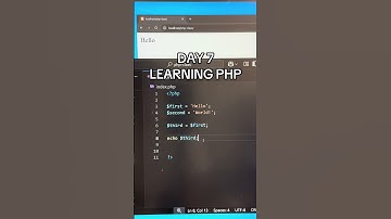 DAY 7. #learningPHP #programmer #developer #php #learning #coding #techbogor MADE IT TO ONE WEEK!!!!