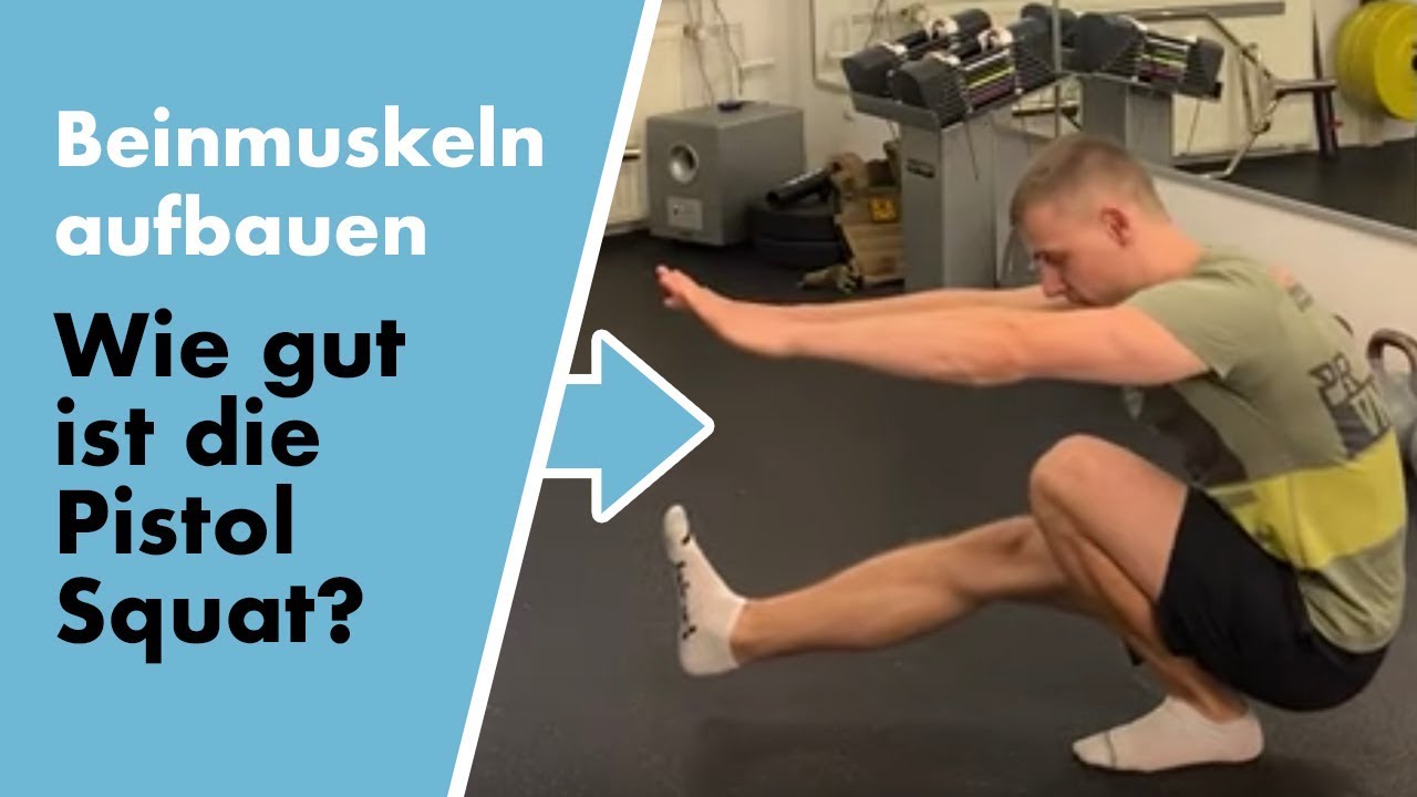 Einbeinige Kniebeuge: Shrimp Squat oder Pistol Squat - YouTube
