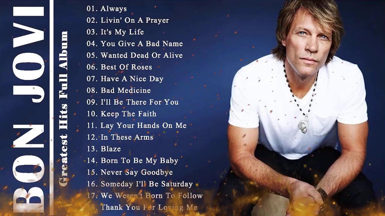Bon Jovi Greatest Hits - The Ultimate Collection - YouTube