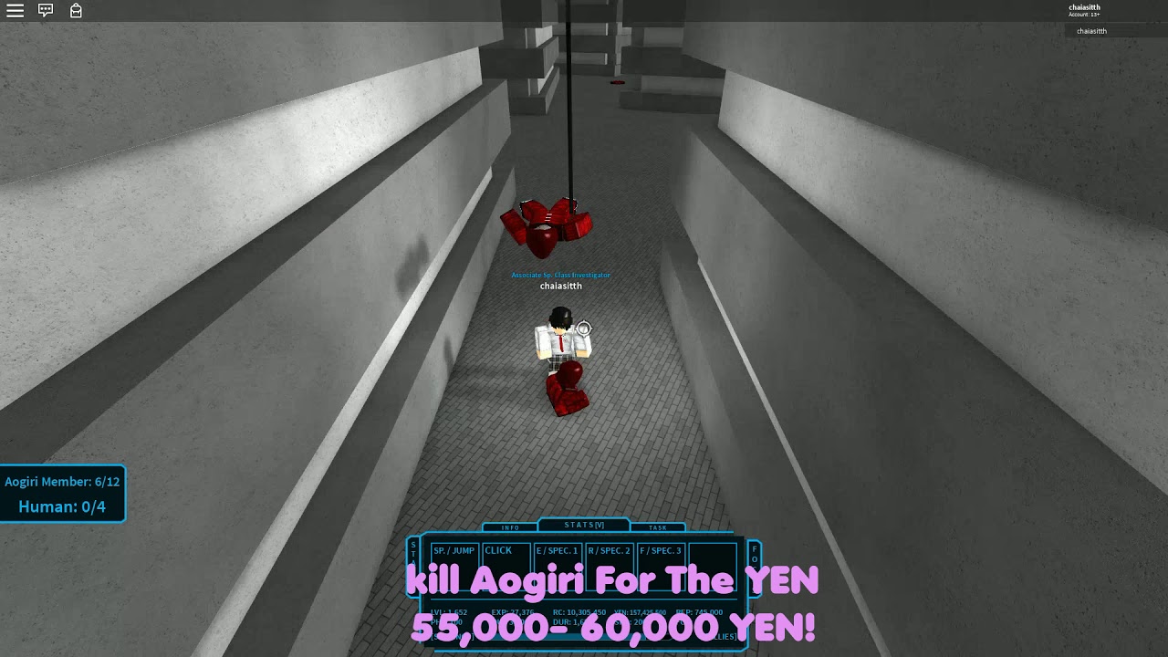 Roblox Ro-Ghoul : how to farm Yen Faster!