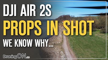 DJI AIR 2S - Why are the PROPS/ARMS in SHOT!? (Not only during MasterShots)