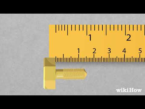 Video: Hva er størrelsen på takskruen