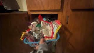 20251020 7th Ave lower unit Repair Kitchen cabinet not closed