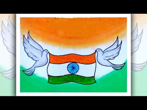 Easy Meaningful Independence Day Drawing for 15th August 2023