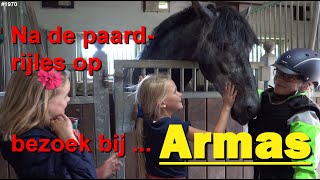 Paard gereden op ROCKY en na de LES op bezoek bij ARMAS, een SPAANS PAARD #1970