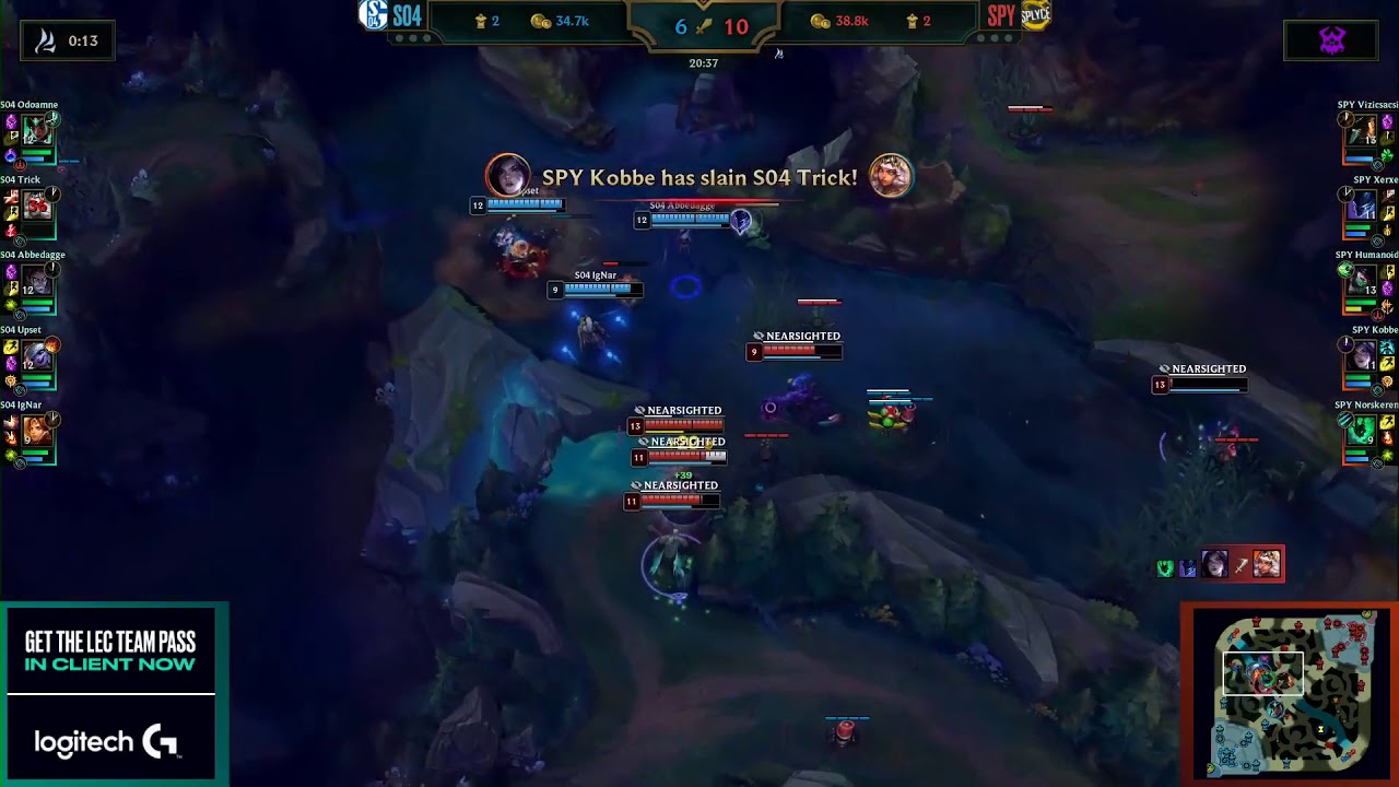 LEC 2019 Regional Qualifier R2 - S04 vs SPY Game 1 Highlights