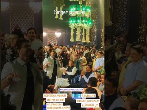 Javed Ali @Srivalli with Devendra Fadnavis | Pushpa #javedali #srivalli #devendrafadnavis #shorts