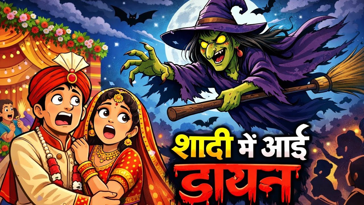 गाँव की चुड़ैल की शादी 😱 | डर और अंधविश्वास पर सच्ची सीख | Educational Story