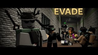 Playing Evade for the first time.....(Roblox)