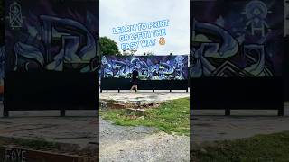 Graffiti Done The Easy Way Haters Say Its Reversed