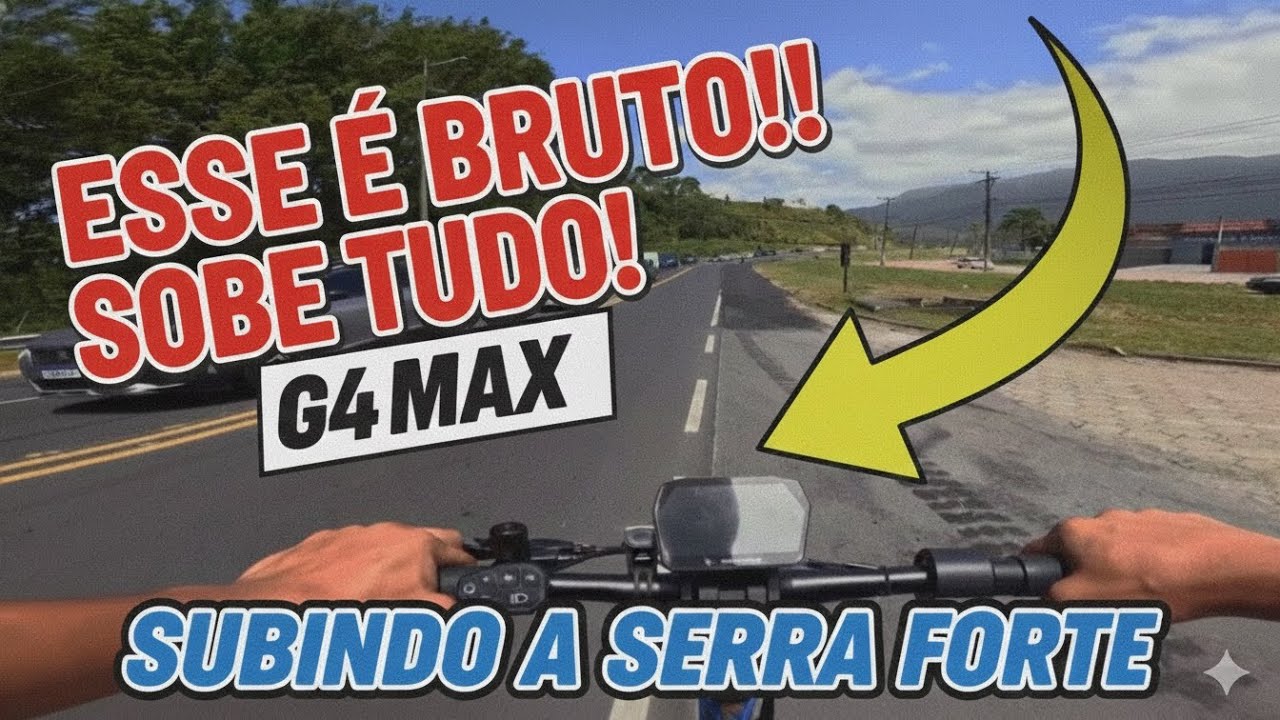 Rolê 10KM de DISTÂNCIA pegando MORRO com o G4 MAX - VICTOR FONSECA