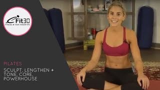 Pilates Sculpt Lengthen Tone Core Powerhouse