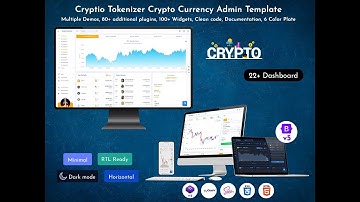 Ultimate Crypto Tokenize Admin Template for All your Professional Needs