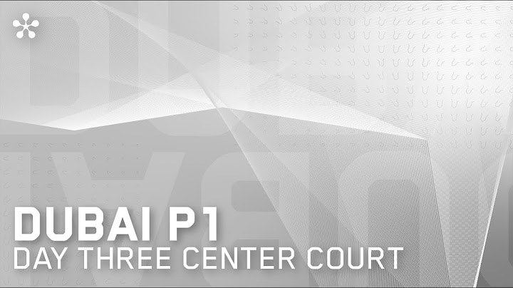 (Replay) Dubai Premier Padel P1: Pista Central 🇪🇸 (November 7th)