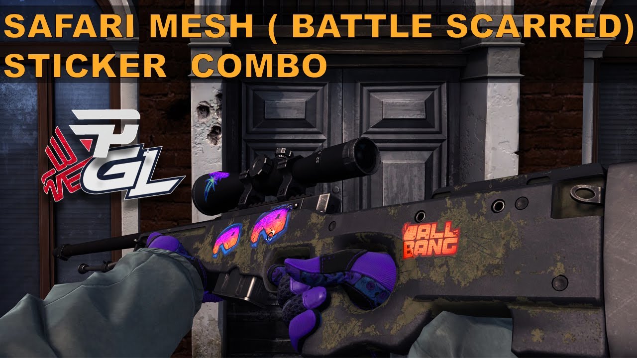 csgo awp safari mesh battle scarred