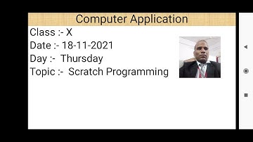 Class IX Computer Application 18 11 2021 By Mr  Praveen Singh