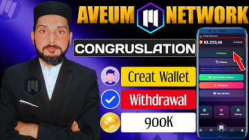 New Mining App; How to Create Wallet in Aveum Network? ✅ FAST Token Withdrawal | Step-by-Step Guide