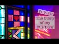 Another look at my stained glass window - by popular request!