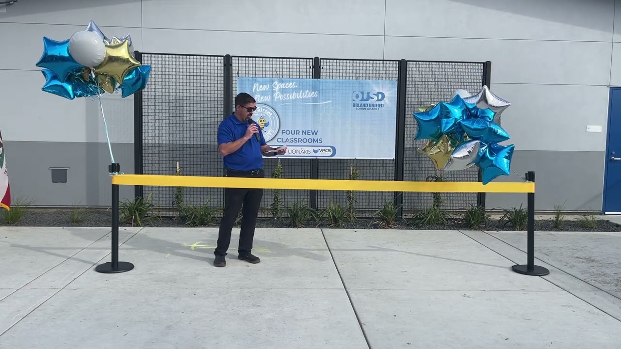 Mill Street School TK Classroom Project Ribbon Cutting Ceremony