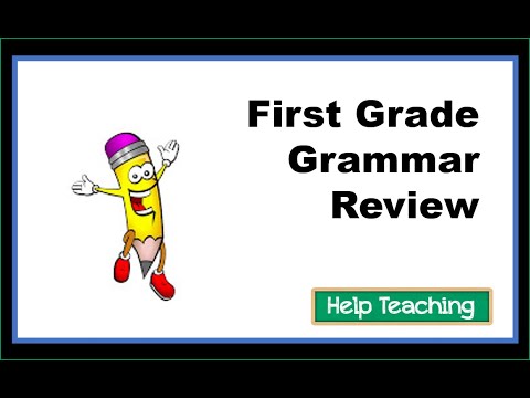 First Grade Grammar Review - YouTube