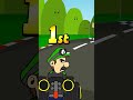 Minecraft Steve with Mario Kart road rage 😡 #shorts