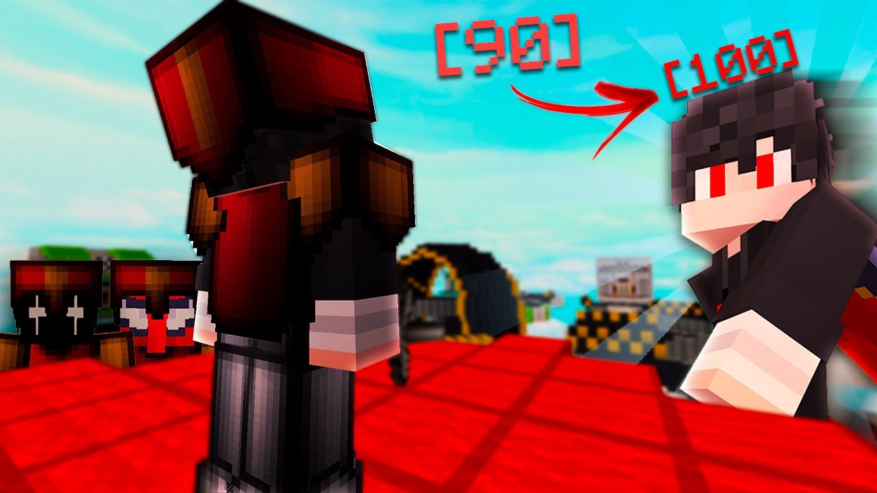 Pegando NÍVEL 100 no BEDWARS do MushMc