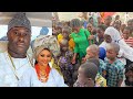 Ooni makes history as over 4 hundred twins storm his palace to dance and sing