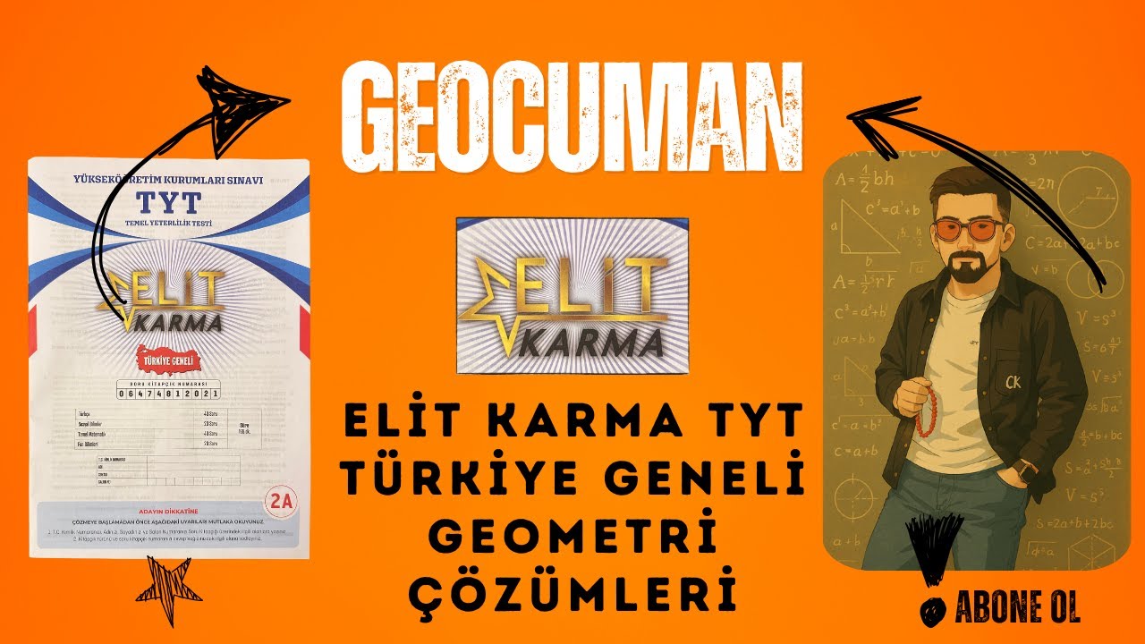 ELİT KARMA YAYINLARI TÜRKİYE GENELİ TYT GEOMETRİ(A) #yks #tyt #keşfet #shortvideo #parafyayınları