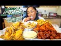 HOW TO MAKE A WINGSTOP FEAST | MUKBANG + RECIPE | LIZZY LEW FOOD