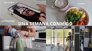 UNA SEMANA MUY COMPLETA CONMIGO + cámara nueva  | gym, recetas sanas, organización, concierto....