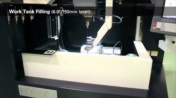 EDBV-Series EDM Hole Drilling Machine with Quick Rise/Fall Work Tank