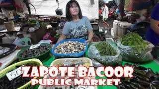 EXPLORING ZAPOTE BACOOR PUBLIC MARKET |  Walk tour