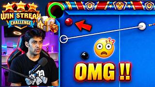 OMG!! Aim is not on Ball - Can you POT? WinStreak Challenge in 8 Ball Pool - Free Cue + Ring screenshot 4