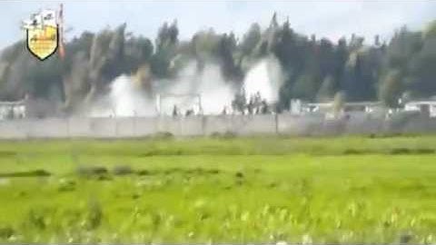 Syrians say scud missile left massive crater in Aleppo